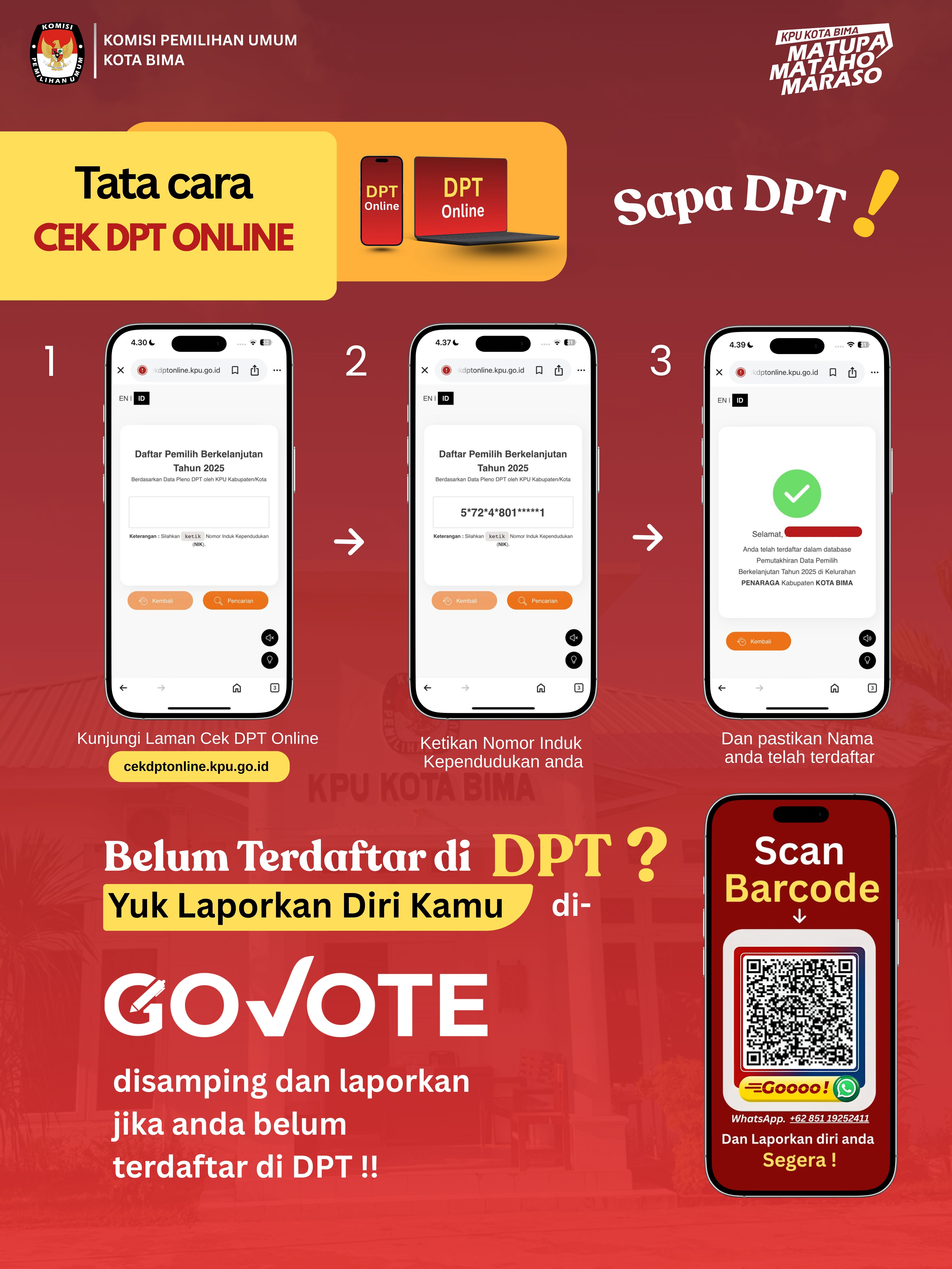 Alur Cek DPT Online